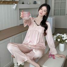 Women Lounge Sets - Rose Pink - View 2
