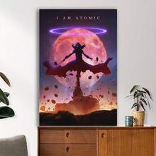 Framed  I Am Atomic Poster The Eminence In Shadow Canvas Painting Picture For Home Wall Decor - Đóng khung - Xem 2