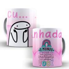 Caneca Branca Meme Flock Cunhada o Mundo Precisa de Pessoas Incriveis Como Você Mais Caixinha de Presente - Branco - Visão 4