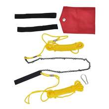 Pocket Chainsaw 24 Inches 34 Sections 11 Knives Portable Folding Chainsaw for Wood Cutting Camping Hunting Garden Work - Motosierra de bolsillo - Ver 7