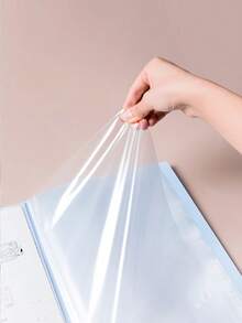 A4文件袋，透明插页文件整理器，学生用品，大容量多功能文件夹，合同夹，办公用品 - A4資料夾 - 查看 7