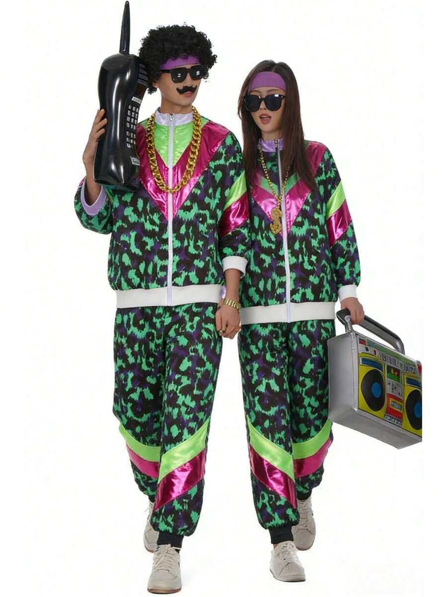 Men Cosplay Clothing - Green - View 1