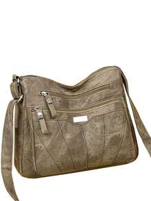 Versatile Multi-Layered Bag - Women's Middle-Aged Model Mother Bag, Large Capacity Crossbody Bag, Shoulder Bag - Multicolor - View 7