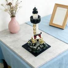 385片英式海滨风景灯塔积木套装，精准颗粒，重现英国海岸的悠闲氛围 - H013 - 查看 6