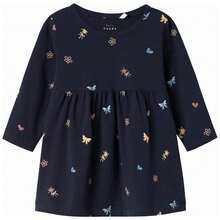 Name It Dress 13226057-BOWANDHE For Baby In Color Blue - الأزرق - مشاهدة 1