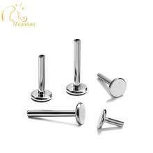 5pcs G23 Titanium Alloy Earring Posts, Handpolished, 14K Plated, Anodized, Suitable For Men And Women, Replacement Earring/Lip/Nose Stud Posts - G23 - View 26