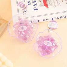 Transparent Grape Squeeze Toy, Stress Relief Fidget Toy, Realistic Fruit Squeeze Toy With Quick Rebound - Multicolor - View 2