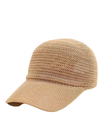 轻便女士夏季棒球帽 - 透气网眼遮阳帽，可调节后扣卡车帽，适合户外活动、运动和跑步