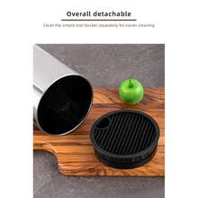 Household Knife Holder Plastic Storage Rack Kitchen Knife Stand - Silver - View 6