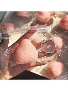 随机款式软萌玩具、挤压玩具、可爱卡通面包玩具、迷你解压玩具、草莓挤压玩具 - 彩色 - 查看 12