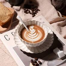 Ceramic Japanese Coffee Cup And Saucer Set, Suitable Breakfast, Tea Party, Afternoon Tea, Garden, Restaurant, Etc., Can Be Used Multiple Purposes In Summer And Winter - White - View 7