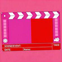 2D电影主题派对横幅、电影之夜拍照背景、大型电影之夜拍照道具、电影主题派对装饰、相框、电影装饰、生日派对用品 - 彩色 - 查看 3