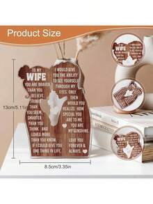 1pc Personalized Acrylic Photo Frame, Elegant Desktop Decor, Suitable For Office And Home, Birthday And Christmas Customized Gift, Modern Decoration Office Desk Accessories Desk Accessories Office Supplies Office Decor - Rectangle - View 9