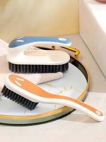 2pcs Shoe Cleaning Brush Set, Multi-Functional Long Handle Scrub Board Brush, Soft Bristles For Household Shoe Cleaning Without Damage - Multicolor - View 8