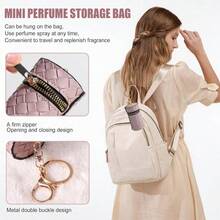 5 Pcs 5 Ml Mini Refillable Perfume Atomizer Bottle Portable Leak Proof Spray Bottle With Travel Outgoing Bag For Daily Use Travel Business Trip - 預設 - 查看 5