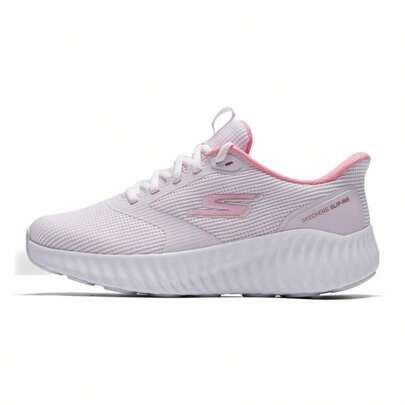 Skechers 女士 Go Run Now 系带跑步鞋，舒适耐穿的户外运动鞋，款式编号：129370-LTPK