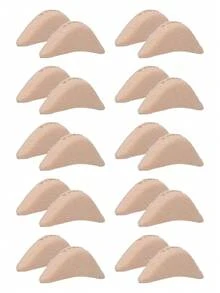 10/8/6/4/2 双装男女通用鞋头垫 - 泡沫鞋头填充物，适用于鞋子过大的情况，舒适贴合，泡沫鞋头填充物，鞋头垫，黑色和米色 - 彩色 - 查看 22