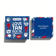 Spanish Language Couples Card Game – Fun "How Well Do You Know Me?" Quiz For Date Night, Bilingual Conversation Starter To Learn & Connect, Cultural Gift Idea, Spark Laughter & Conversation, Creative Relationship Activity - Multicolor - View 4