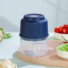 1 Piece Mini Food Processor For Chopping Garlic. Easy To Operate, It Can Effortlessly Chop Garlic Into A Smooth Paste. It Has Powerful Functions, Is Convenient To Use And Easy To Clean, And Is Suitable For Modern Kitchens. - Black - View 6