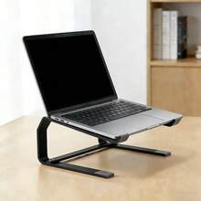 Dolwao 笔记本电脑支架桌铝合金笔记本电脑支架升降器带散热功能，便携式笔记本电脑升降器支架 - 銀色 - 查看 14