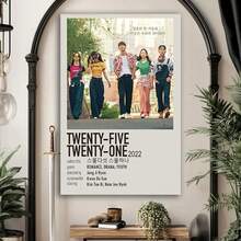 Framed Twenty-Five Twenty-One K-Drama TV Show Canvas Poster - Minimalist Korean Drama Art Print With English & Korean Text Wall Decor For Living Room, Bedroom, Kitchen,Restroom Decoration - Đóng khung - Xem 5