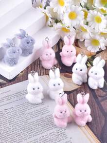 10件装企鹅树脂吊坠耳环项链配件DIY首饰配件 - 彩色 - 查看 15