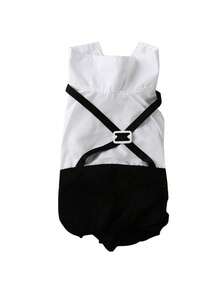 1件宠物狗/猫西装/衬衫/礼服/四脚服装/婚礼庆典/时尚气质 - 彩色 - 查看 9