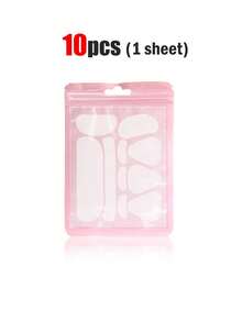 200/100/50/10pcs Facial Smile Lines Stickers, Easy-To-Use Facial Cheek Skin Care Stickers, Multi-Purpose V-Shaped Face Firming Stickers, Forehead Care Stickers,Lifting Face Tape, Face Neck Lifting Tape, Face Lift Stickers, Transparent, Unscented, Non-Invasive - Multicolor - View 8