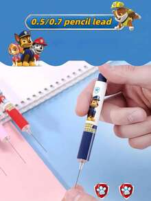 Paw Patrol 20支/套汪汪队主题自动铅笔芯，0.5mm，趣味创意学生文具套装，多种角色和颜色可选，奢华风格（每套包含20支铅笔芯），办公及签名用品，馈赠家人、朋友和同事的绝佳礼物 - 隨機 - 查看 7