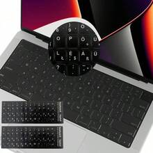 2pcs Multi-Functional Laptop Keyboard Stickers, Suitable For Hungary, Romania, Slovakia, Serbia, Austria And Other Countries. Computer Keyboard Letter Replacement Protective Stickers. Used For Computer Keyboard Letter Protection, To Repair Severely Worn Keyboards, And To Protect The Keyboard. - Button Stickers - View 2