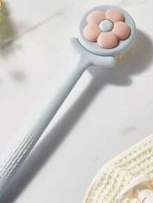 花朵造型沐浴刷，软毛背部按摩刷，背部按摩神器，背部按摩沐浴神器，长柄浴室沐浴刷 - 多色 - 查看 8