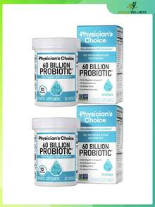 Physician's Choice 60 Billion Probiotic With OrganicPrebiotics & 10 Unique Strains-Daily Lmmune, Digestive& Gut Health Support For Men And Women(30ct) - 2瓶 - 查看 1