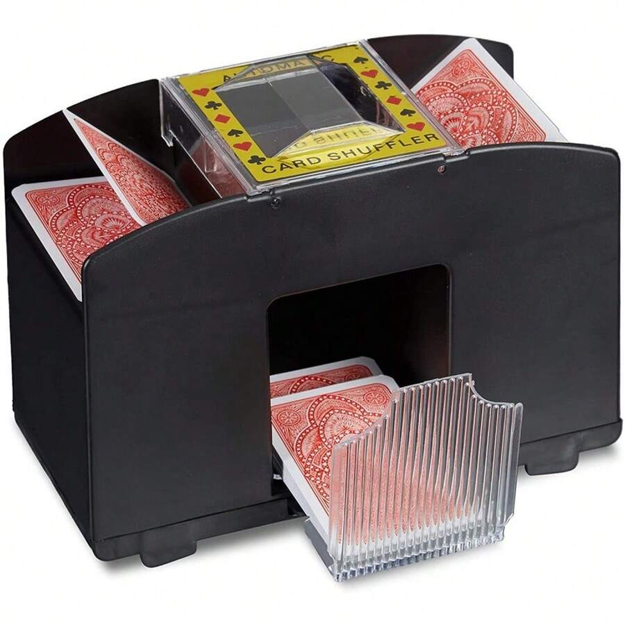 OISE ART STORE Mescolatore Di Carte Elettronico Con Beat Per Ramino Poker Solo Carte Standard - - Multicolore - Visualizzare 1