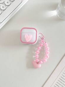 Transparent Earphone Case With Chain, Soft Protective Cover Compatible With Apple 1/2/3/4, Pro 2nd Gen, 3/4/5, Suitable For Women - Multicolor - View 2