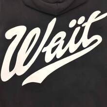 SP5DER Men/Women Hoodies Graffiti Number 5 Print Hoodie Unisex ,Y2k Streetwear Oversized Hooded Pullover Pocket Sweatshirt - 黑色 - 查看 11