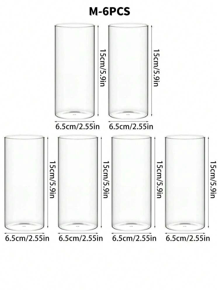 Valentine's Day Wedding Party Decorations, Floating Transparent Windproof Candle Holders, High Borosilicate Glass Hydroponic Plant Vases, Transparent Tabletop Fresh Flower Vases Stand - Transparent - View 15