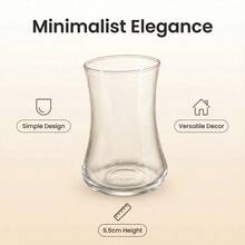 Clear Glass Bottle Is Suitable For Hydroponic Plants, Vases, Artificial Flowers, Lawn Garden Miniature Landscape Decoration, Home Living Room And Office Decoration, And Decorations For Valentine's Day, Ramadan, And Holiday Parties. - A - View 4