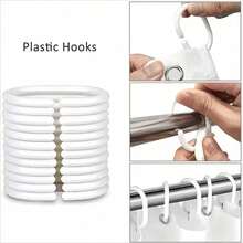 1pc Mediterranean Shower Curtain Suitable For Bath & Shower - Rustic Stone Cave With Turquoise Ocean View, Bougainvillea & Shutters, Machine-Washable Fabric, 12 Hooks Included, Fits Tubs, Mediterranean Bath Decor 66x72 Inches HSY - A - Xem 8