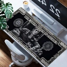 1pc Large Gangster Style Mouse Pad - Non-Slip Rubber Base, Anti-Slip Surface, Washable Desk Mat, Suitable For PC, Laptop, Gaming - Durable Rubber Construction - Multicolor - View 3