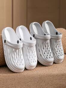 女士透气防滑软底厚底沙滩凉鞋，EVA夏季户外拖鞋，礼品 - 多色 - 查看 2