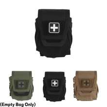 1PC Rip-Away IFAK Pouch MOLLE (Empty Bag Only. No Supplies Included), Quick-Pull Trauma Kit With Medical Shears Holder, Empty First Aid Pouch For Tactical Belt, Survival Medical Gear - Multicolor - View 1