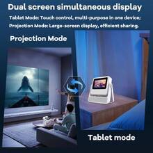 2026 New A10PRO Home Theater, Android Projector, Home Projector, High Definition Projector, Smart Home, Touch Projector, Native 1080P, Supports 4K. Wifi 6/5G, APP Function, Suitable For Office And Home Events. Perfect Birthday Gift, Home/Cinema Projector. - White - View 8