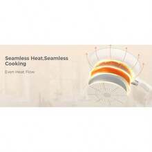 YASHE 9pcs Pots And Pans Sets With Removable Handles, Non-Stick Cookware Set, White Granite Induction Cookwar, Stackable And Space-Saving Design - Variant - View 11