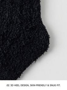 4双男女通用趣味卡通时尚眼镜帽图案加厚保暖袜，适合居家、办公、度假、送礼。 - 彩色 - 查看 6