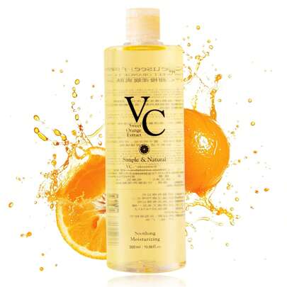 Iiglitch VC Toner Intensive, VC Toner Refreshing Hydrating Rejuvenating, Vitamin C Moisturizing Toner, Hydrating Facial Toner - 300ml