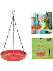 Outdoor Multifunctional Bird Feeder Set - Hummingbird Feeder + Bird Bath, Dual-Piece Set, Suitable For All Bird Species, Easy Installation, Divided Bird Bath And Feeder - Multicolor - View 8