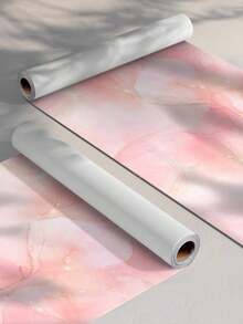 1roll Glossy Marble Wallpaper Peel And Stick Kitchen Counter Top Covers Gery Contact Paper For Countertops Waterproof Laminate Renter Friendly Countertop Vinyl Wrap Marble Table Desk - Multicolor - View 13