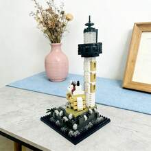 385片英式海滨风景灯塔积木套装，精准颗粒，重现英国海岸的悠闲氛围 - H013 - 查看 2