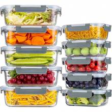 10 Glasaufbewahrungsbehälter