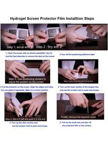 一套，前后膜组合，超高清无损屏幕保护膜，兼容三星系列，水凝胶材质，不伤屏幕，纳米材料自修复划痕，操作流畅无卡顿，兼容三星 Z Fold3、Z Fold4、Z Fold5、Flip3、Flip4、Flip5、Galaxy Z Fold 6/Galaxy Z Flip 6/Galaxy Z Fold 7 系列 - 無色 - 查看 7